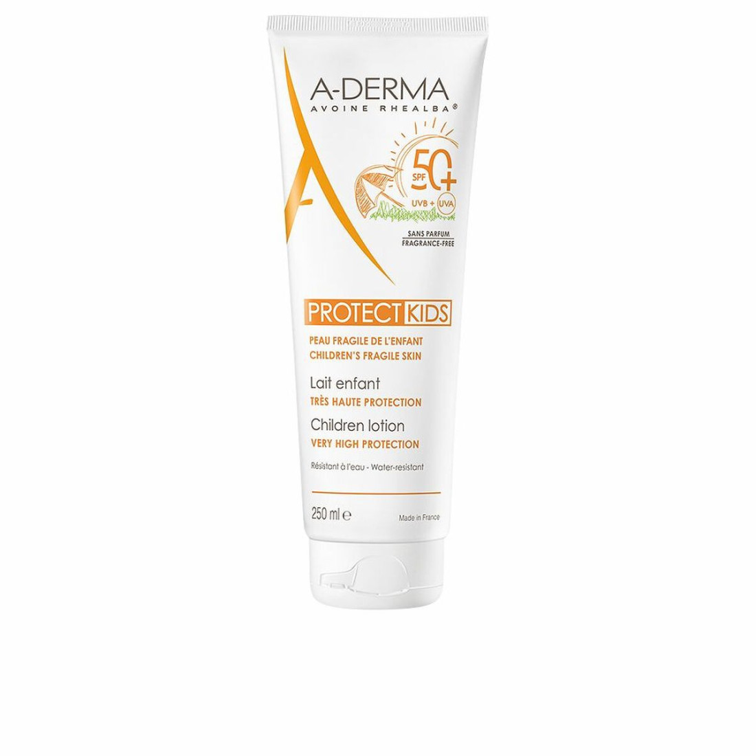 Kremas nuo saulės vaikams A-Derma Protect Kids SPF 50+ 250 ml