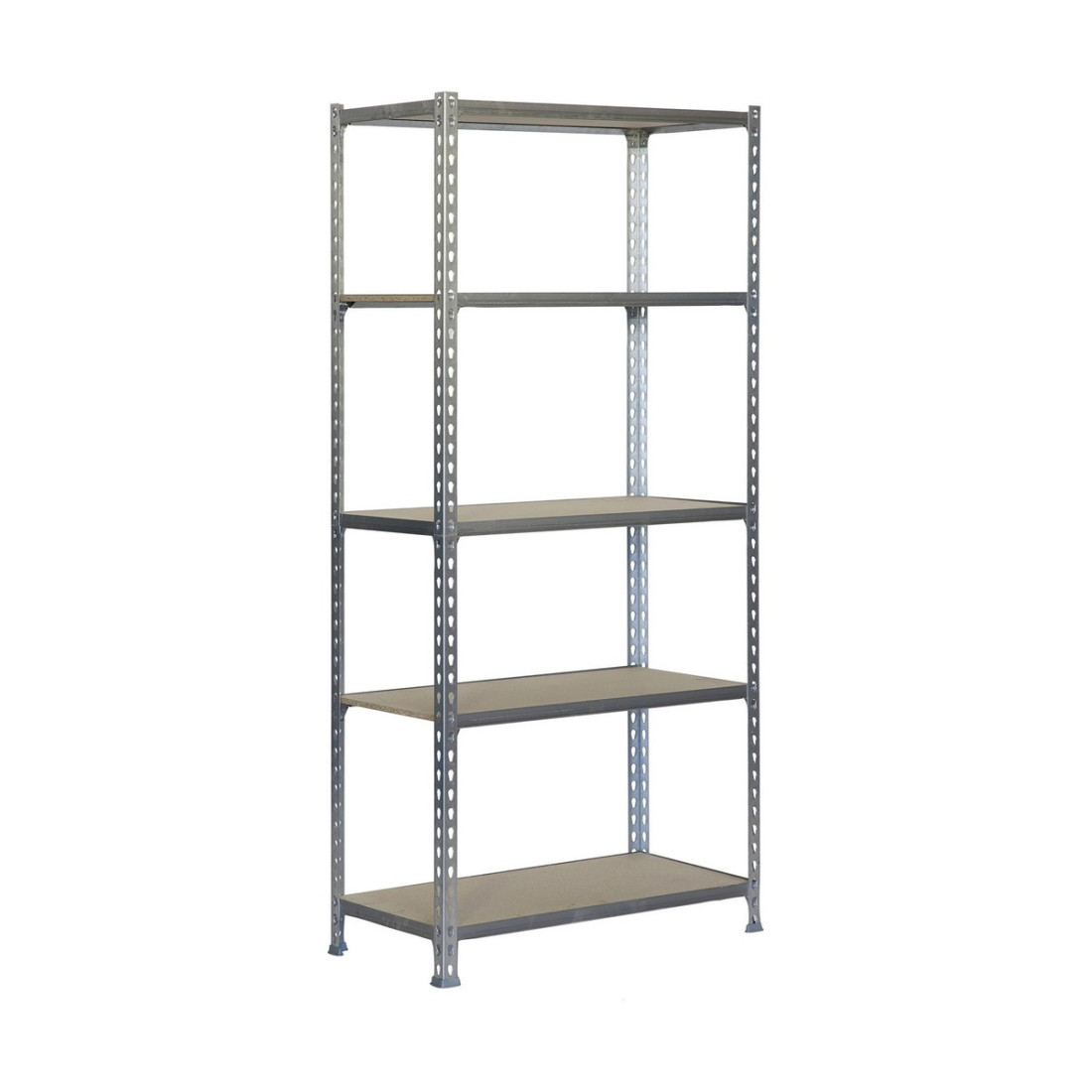 Lentyna Simon Rack Maderclick 5/400 750 kg Metalinis Medžio 5 Lentynos drožlių plokštė (180 x 90 x 40 cm)