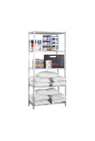 Lentyna Simon Rack Maderclick 5/400 750 kg Metalinis Medžio 5 Lentynos drožlių plokštė (180 x 90 x 40 cm)