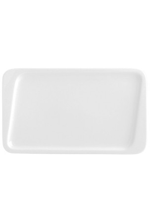 Plokščia lėkštė Quid Chef Keramikinis Balta 30 x 18 cm (6 vnt.) (Pack 6x)