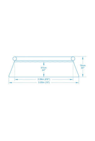 Pripučiamas baseinas Bestway 57270 ø 305 x 76 cm