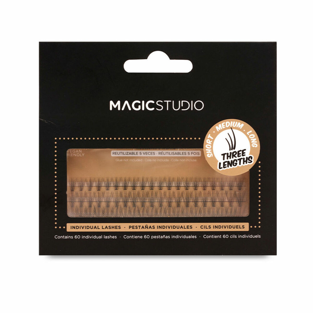 Netikrų blakstienų rinkinys Magic Studio Mink Individualus 60 vnt. (60 vnt.)