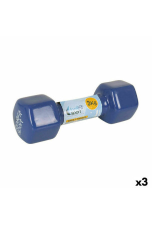 Hanteliai LongFit Sport Longfit sport 3 Kg Mėlyna 3 vnt.