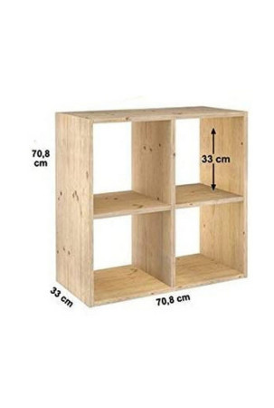 Lentynos Astigarraga 2x2 Dinamic Pušis (70,8 x 70,8 x 33 cm)