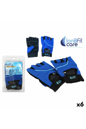 Treniruočių pirštinės LongFit Sport Longfit sport Mėlyna / juoda