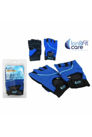 Treniruočių pirštinės LongFit Sport Longfit sport Mėlyna / juoda