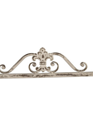 Lentyna DKD Home Decor Balta Natūralus Metalinis Eglė 64 x 19 x 107 cm (1)