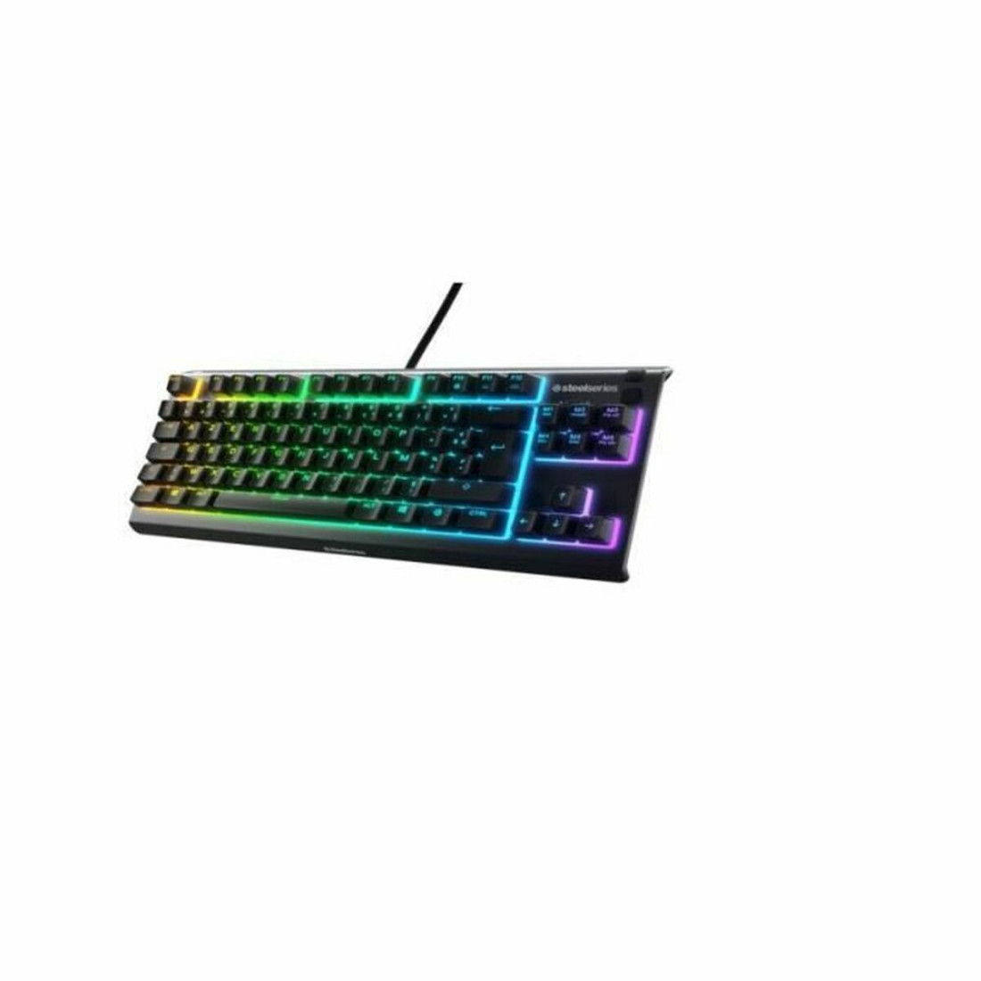 Klaviatūra SteelSeries Apex 3 Žaidimai Juoda Su kabeliu Prancūzų AZERTY AZERTY