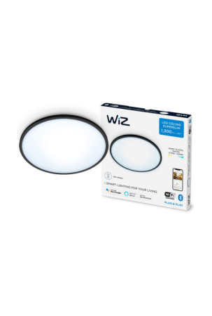 Pakabinamas apšvietimas Philips Wiz 14 W ø 24,2 x 2,3 cm Balta Juoda Spalvotas Metalinis Aliuminis (2700 K) (6500 K)