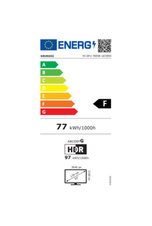 Televizorius Grundig 55GFU7800B  55 4K Ultra HD 55" LED