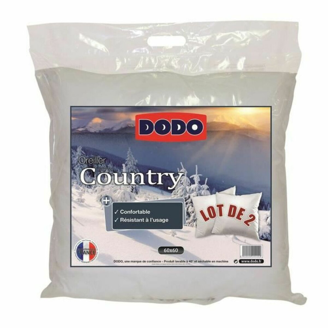 Pagalvę DODO Country Balta 60 x 60 cm (2 vnt.)