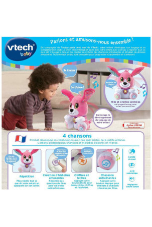 Pliušinis žaislas, leidžiantis garsus Vtech Baby Doggie Talk to me (FR) Šuo