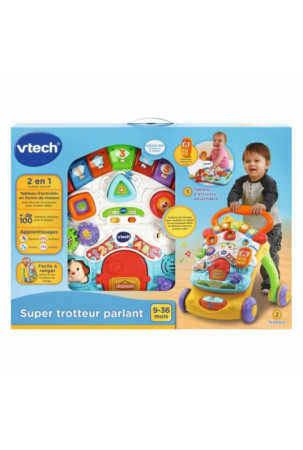 Triratis Vtech Super Trotteur Parlant 2 En 1 Orange (FR) Spalvotas