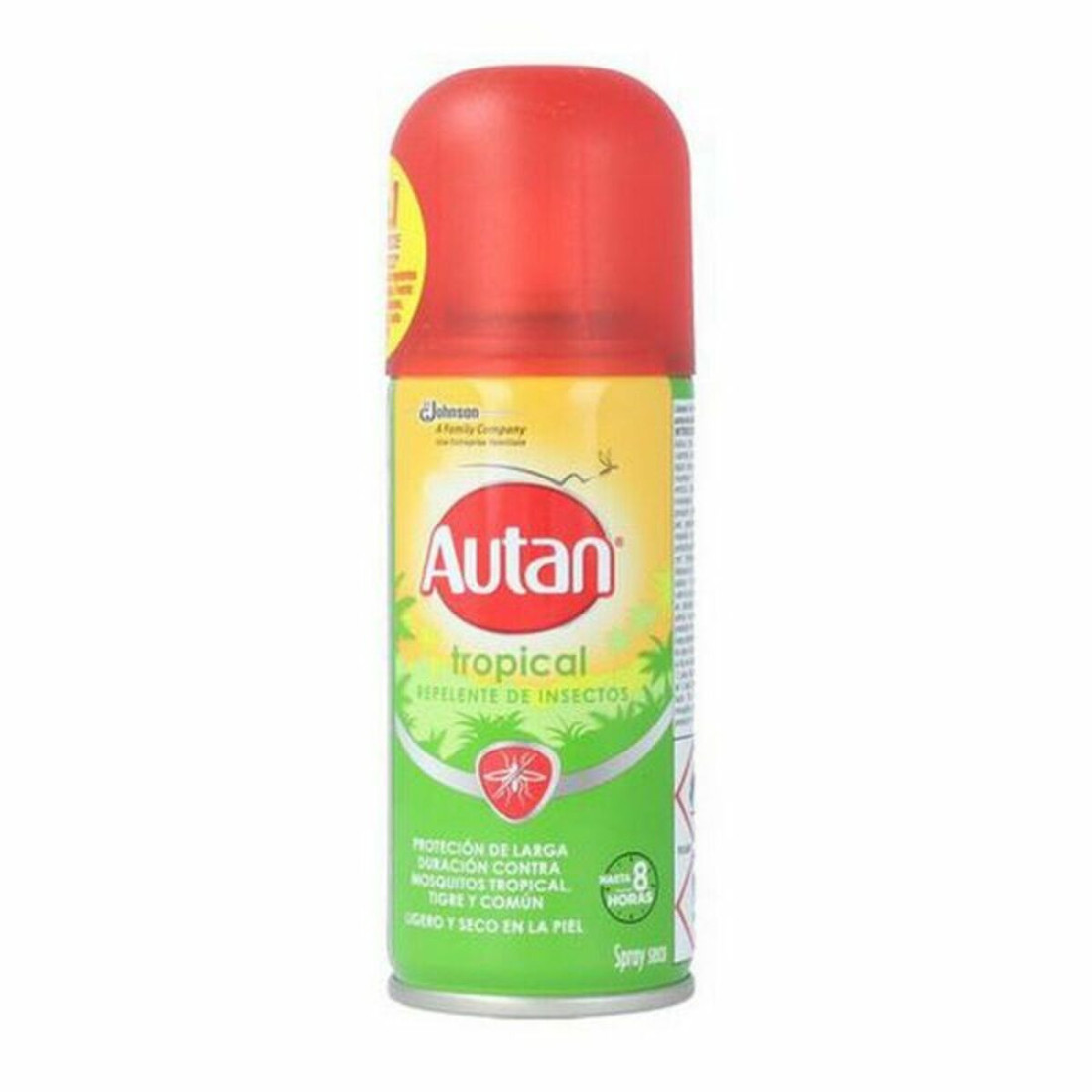 Priemonė nuo paprastųjų ir tigrinių uodų Autan Tropical 100 ml 8 valandos Spray