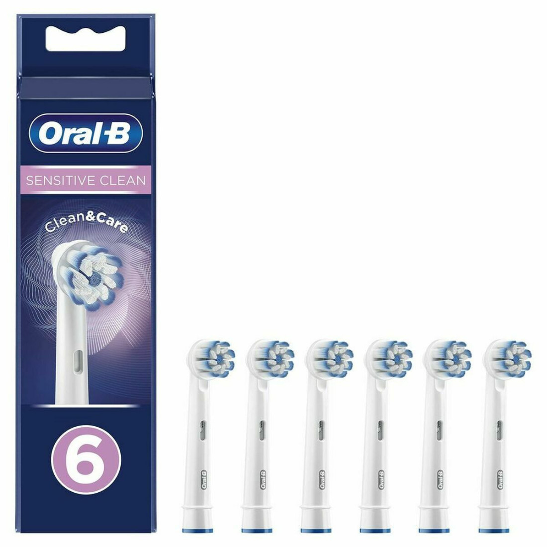 Atsarginė elektroninio dantų šepetėlio dalis Oral-B EB60-6FFS 6 pcs