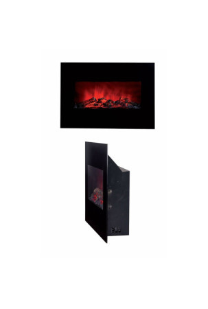 Dekoratyvinė elektrinė kamino krūtinė Classic Fire Memphis Juoda 1800 W