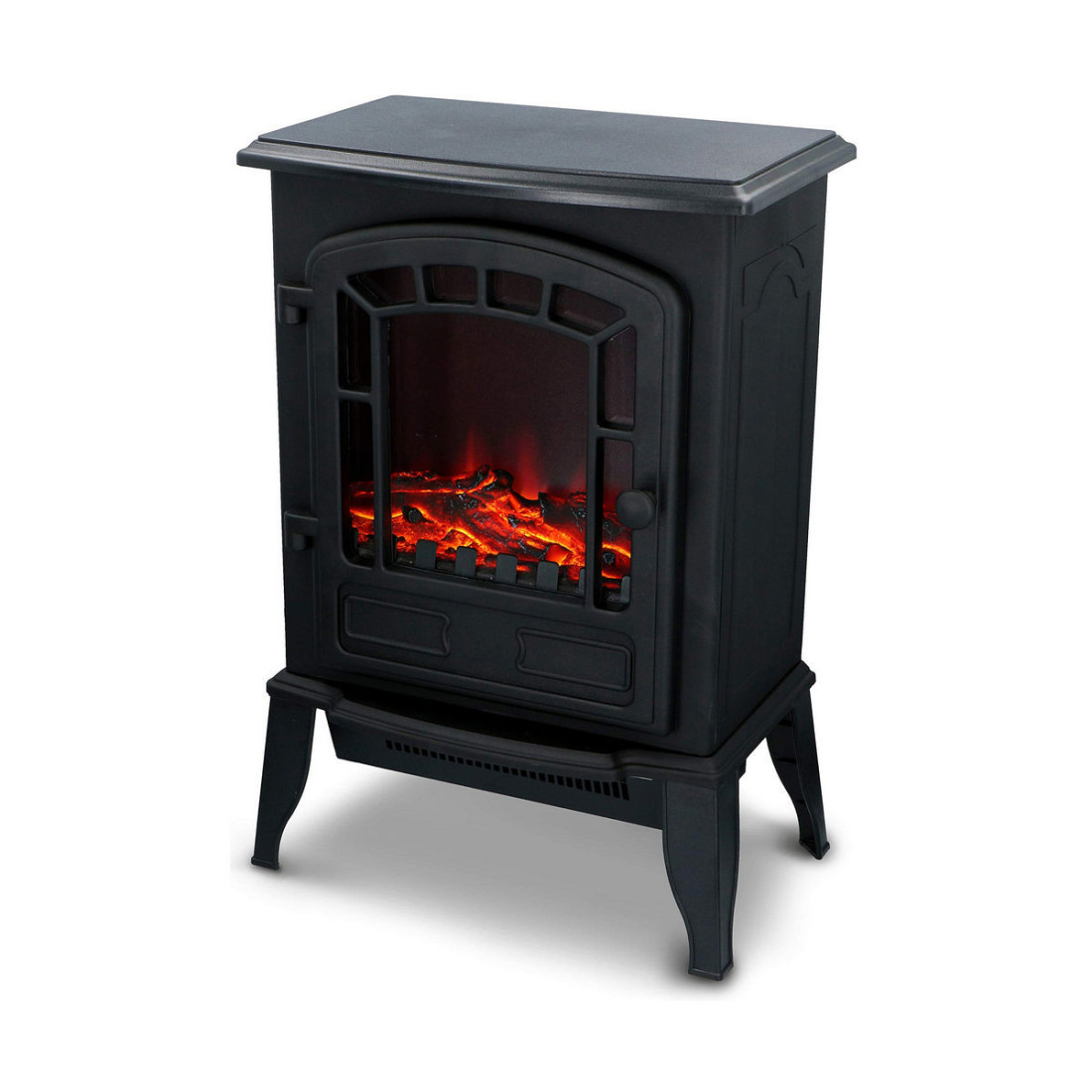 Dekoratyvinė elektrinė kamino krūtinė Classic Fire Torino Juoda 2000 W