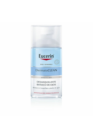 Akių makiažo valiklis Eucerin DermatoCLEAN (125 ml) (Dermokosmetika)