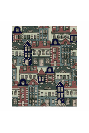 Staltiesė Things Home Trade Town 140 cm x 25 m medvilnė ir poliesteris