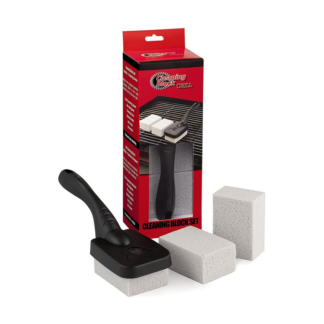 Barbekiu valyvo šepetys Cleaning Block Pilka 27 cm