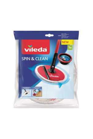 Keičiamas šepetys grindims Vileda Spin & Clean Mikropluoštai