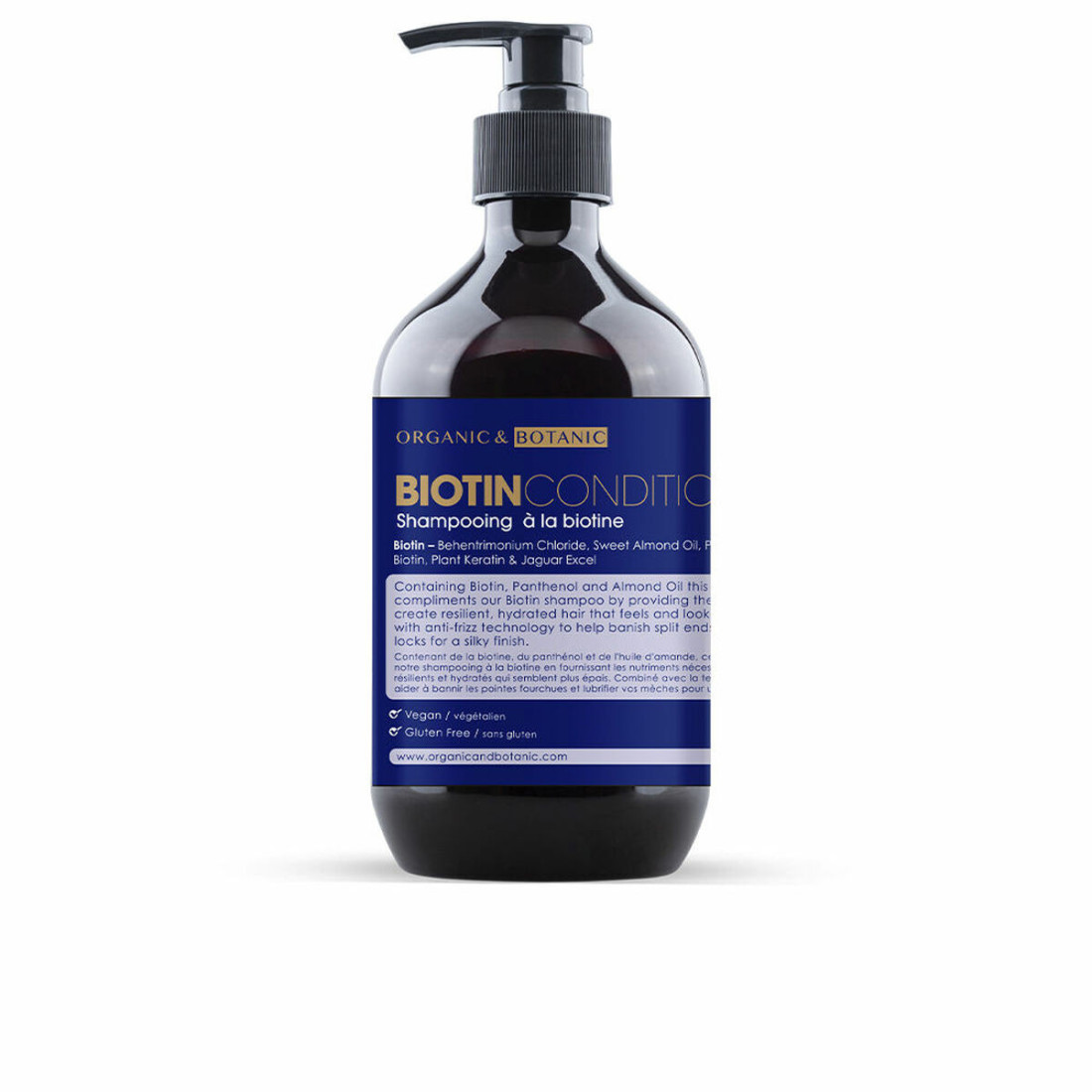 Kondicionierius Organic & Botanic Biotin (500 ml)