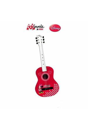 Kūdikių gitara Minnie Mouse Raudona