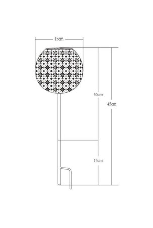 Soliariumo lempa Galix Retro Metalinis 15 x 45 cm Dekoras