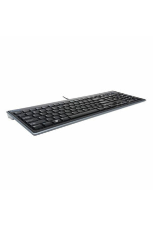 Klaviatūra Kensington Advance Fit AZERTY Juoda Matinė galinė dalis Prancūzų AZERTY