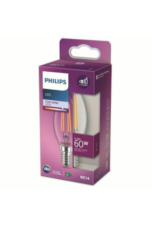 LED lemputė (žvakė) Philips Cool Balta E14