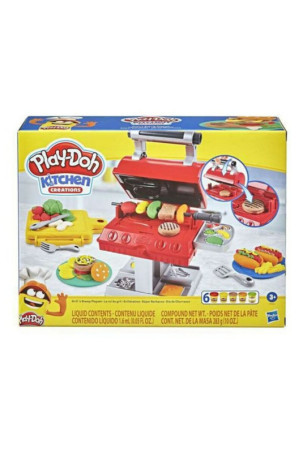 Žaidimas iš plastilino Kitchen Creations Play-Doh Kitchen Creations Grill 'n Stamp Plastmasinis Spalvotas