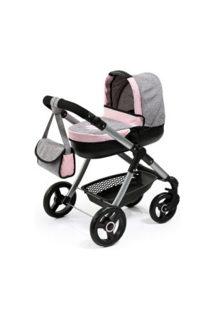 Lėlių vežimėlis Reig Stule Pram Pilka 63 cm