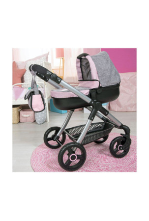 Lėlių vežimėlis Reig Stule Pram Pilka 63 cm