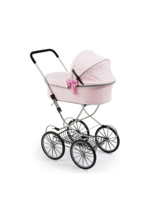 Lėlių vežimėlis Reig Dolls Pram Rožinė 64 cm