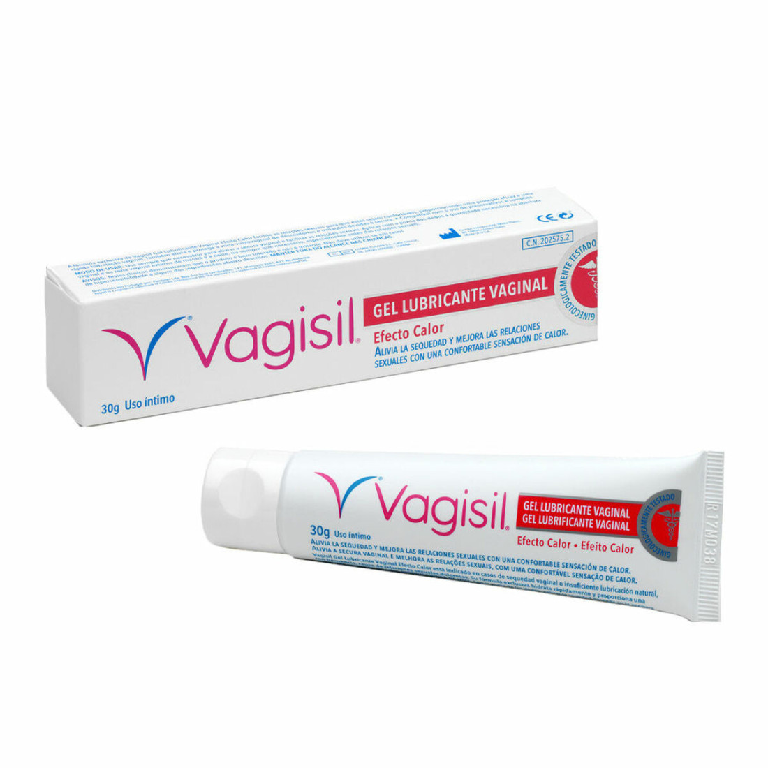 Orgazmo stiprintuvas Vagisil Gel Lubricante 30 g Šildymo efektas Stimuliuojantis lūpų balzamas