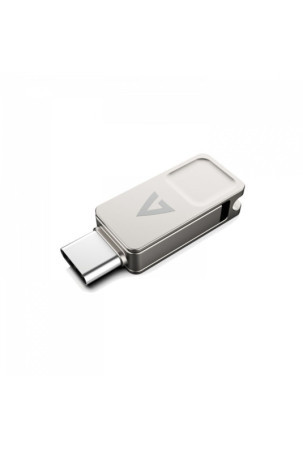 USB atmintukas V7 VF3128GTC Sidabras 128 GB