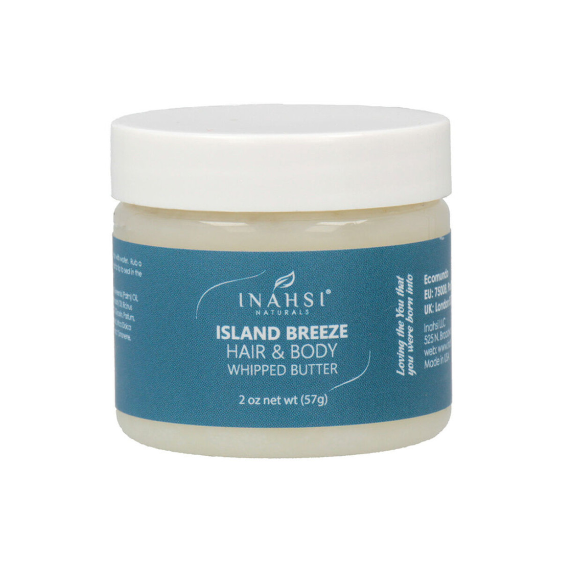 Garbanas pabrėžiantis kremas Inahsi Breeze Hair Body Whipped Butter (57 g)