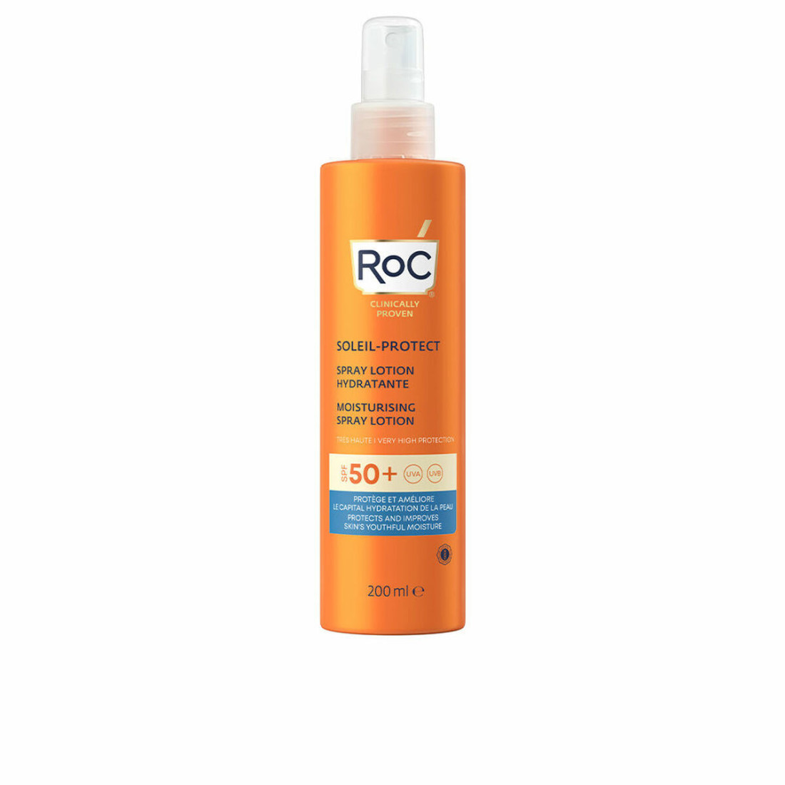 Purškiklis saulės apsauga Roc Maitinamasis SPF 50 (200 ml)