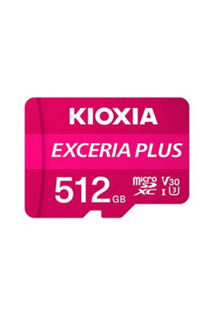 Mikro SD atminties kortelė su adapteriu Kioxia PLUS UHS-I C10 R98 512 GB