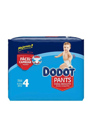 Vienkartinės sauskelnės Dodot Dodot Pants 9-15 kg 33 vnt.