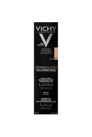 Skystas makiažo pagrindas Vichy Dermablend 3D Correction 30 ml Spf 25 Nº 35 Sand