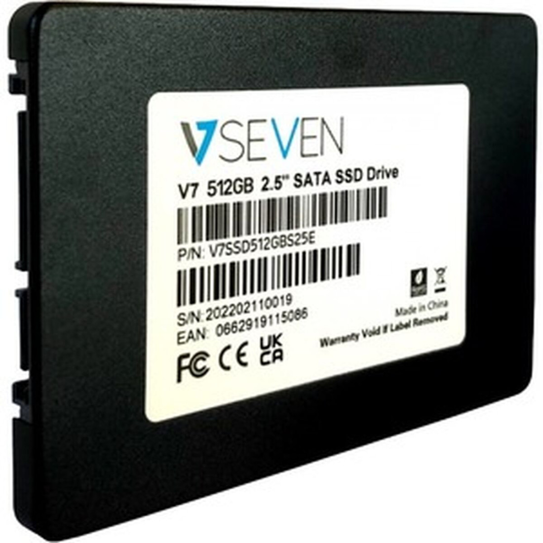 Kietasis diskas V7 V7SSD512GBS25E 512 GB