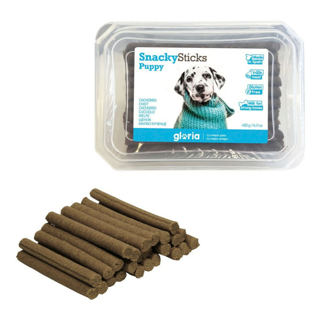 Užkandis šunims Gloria Snackys Sticks Puppy (800 g) (800 g)