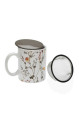 Puodelis su arbatos filtru Versa Balbec Keramikos dirbinys