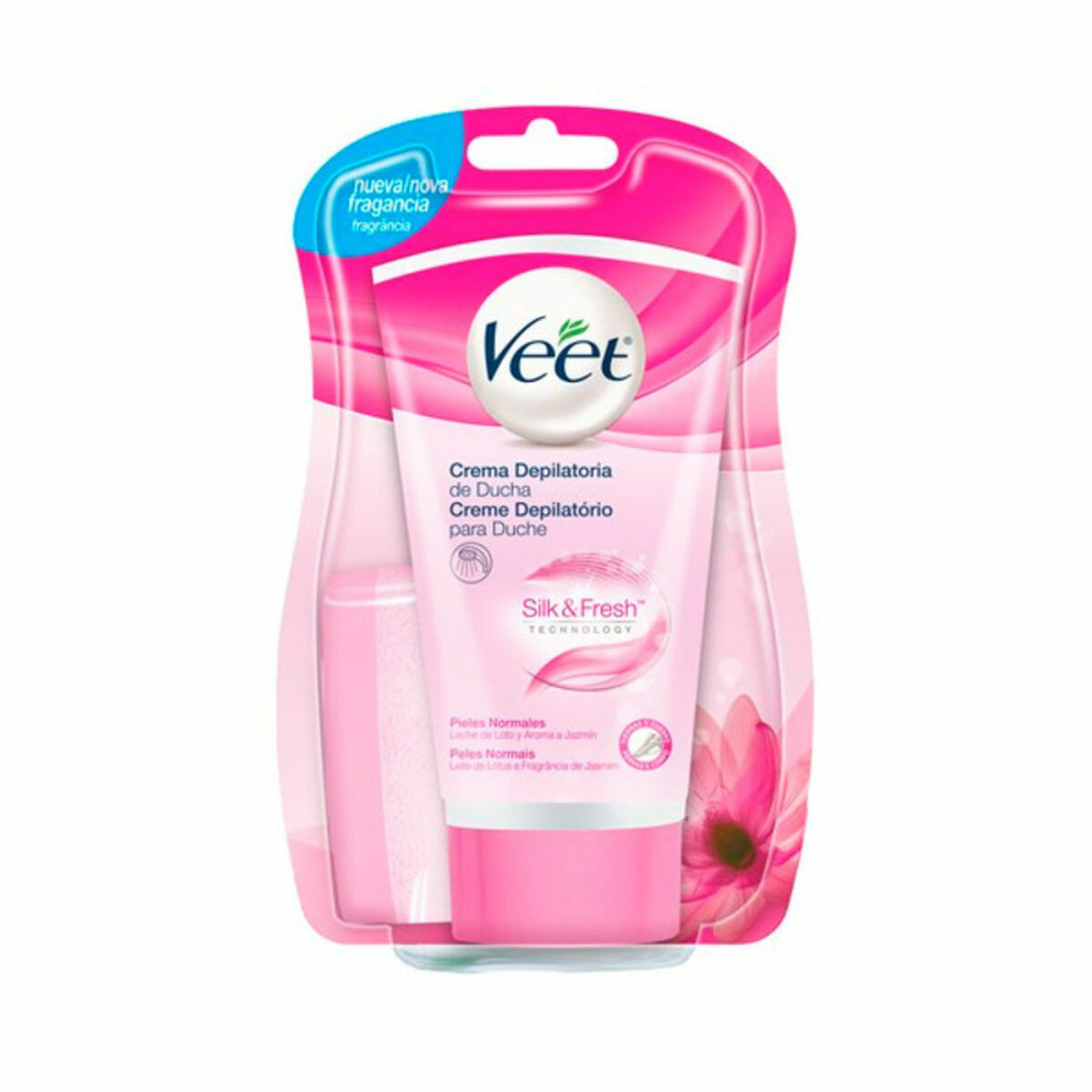 Kūno plaukelių depiliacijos kremas Veet Pure Ducha 150 ml