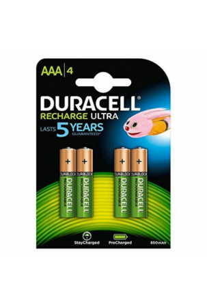 Įkraunamos baterijos DURACELL StayCharged AAA (4pcs) HR03 AAA 1,2 V AAA