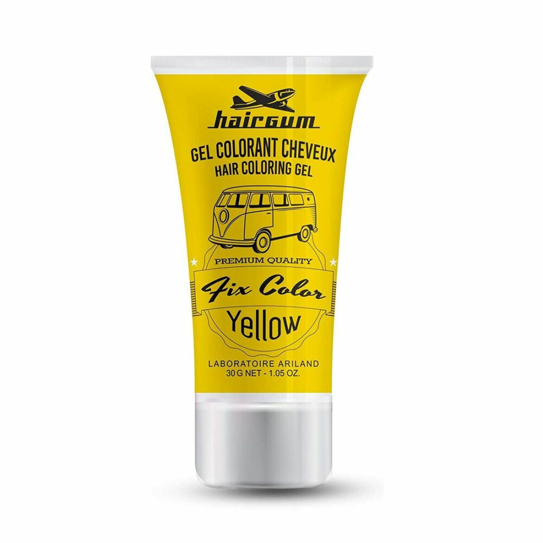 Neilgalaikiai dažai Hairgum Fix Color Geltona Formavimo gelis (30 ml)