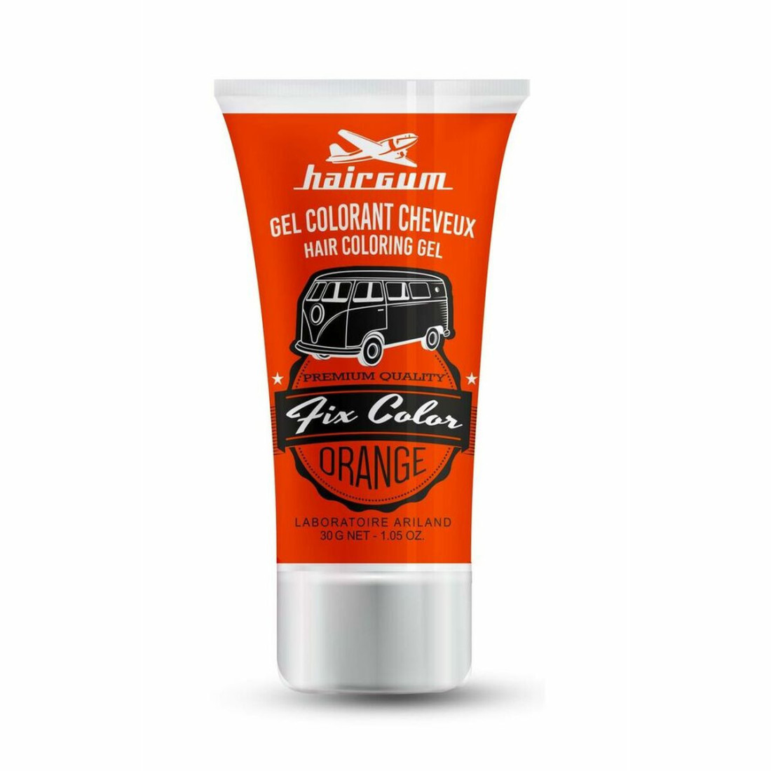 Neilgalaikiai dažai Hairgum Fix Color Formavimo gelis Oranžinė Orange 30 ml