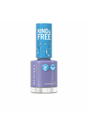 nagų lakas Rimmel London Kind & Free 153-lavender light (8 ml)