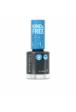 nagų lakas Rimmel London Kind & Free 158-all greyed out (8 ml)